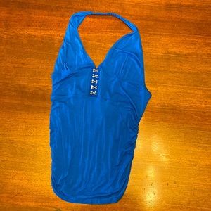 Venus halter dress, mini.